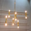 Ver imagem 1 de Lustre Pendente Decorativo Teto Moderno Luxo Sala Jantar