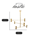 Ver imagem 4 de Lustre Pendente Decorativo Teto Moderno Luxo Sala Jantar