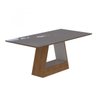 Mesa para Sala de Jantar 6 Lugares com Tampo de Vidro 180cm Alana Cimol - 2