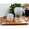 Cobre Jarra Transparente Diamante 20cm - 3