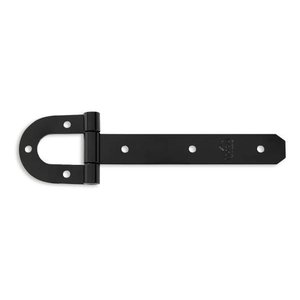 Dobradiça Ferradura N-2 25cm Forsul para portão, porteira e porta Preta