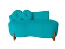 Ver imagem 1 de Namoradeira Lounge Bouclé com 2 Almofadas 150 Cm ? Design Moderno e Confortável