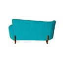 Ver imagem 5 de Namoradeira Lounge Bouclé com 2 Almofadas 150 Cm ? Design Moderno e Confortável