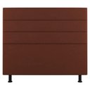 Ver imagem 5 de Cabeceira Casal Queen Size Malik 160cm Suede Terracota