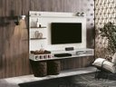 Ver imagem 2 de Painel para TV até 55 Polegadas com Adega Palladium Off White - EDN Móveis
