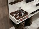 Ver imagem 3 de Painel para TV até 55 Polegadas com Adega Palladium Off White - EDN Móveis