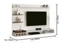 Ver imagem 6 de Painel para TV até 55 Polegadas com Adega Palladium Off White - EDN Móveis