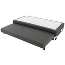 Ver imagem 2 de Cama Box Base Solteiro com Auxiliar Semi Ortopedica Poliester:branco