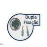 Kit 3 Porta Papel Higiênico Parede Banheiro Metal Inox Black - 3