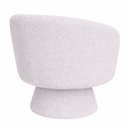 Ver imagem 3 de Kit Poltrona Decorativa Solis com Puff Bouclé Cinza - Sallar Home