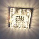 Ver imagem 3 de Lustre de Cristal Verdadeiro 45x45 Cm Sala, Quarto - Transparente