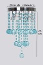 Ver imagem 4 de Lustre para Sala de Estar Em Alto Bilho Com Base De Inox