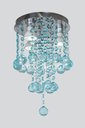 Ver imagem 1 de Lustre para Sala de Estar Em Alto Bilho Com Base De Inox