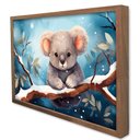 Ver imagem 1 de Quadro Decorativo Baby Coala em Moldura Caixa Tacolado Moldura Caixa 3cm Madeira sem Vidro 40 X 60cm