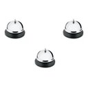 Ver imagem 1 de Kit 3 Campainha de Mesa Mão Sino Sineta P/ Recepção Restaurante Comércio