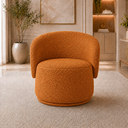 Ver imagem 1 de Poltrona Decorativa Beatriz Bouclê Moscow Design Orgânico Sala Recepção Quarto