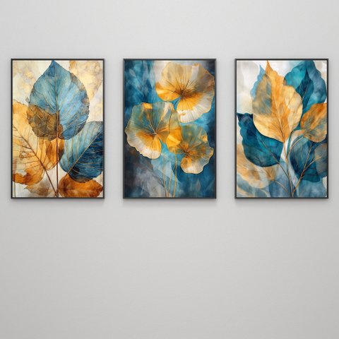 Quadros Decorativos Flores Abstratas
