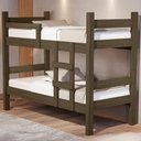 Ver imagem 2 de Beliche Solteiro Mdf 199x95 Cm Leticia Castanho Decmade