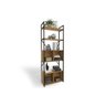 Estante Alta Estilo Industrial Kappesberg Li018 Cor Canela e Preto - 4