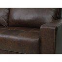 Ver imagem 4 de Sofá de Couro Rubi 2 Lugares com Chaise Direita Soft Tabaco - Mempra Design