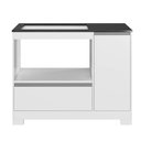 Ver imagem 7 de Balcão para Fogão Cooktop 5 Bocas Notável - Branco/Granito