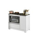 Ver imagem 1 de Balcão para Fogão Cooktop 5 Bocas Notável - Branco/Granito