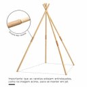 Ver imagem 2 de Cabana Infantil Tenda Barraca de Algodão Preta