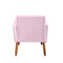 Ver imagem 4 de Poltrona Stella Suede Rosa Bebê