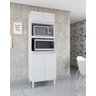 ARMÁRIO DE COZINHA 4 PORTAS KIT TORRE QUENTE MÓVEIS PARANÁ - Branco - 1