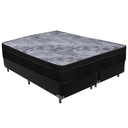 Ver imagem 1 de Cama Box e Colchão Airtech Pampa Molas Ensacadas Queen Ortobom: Preto