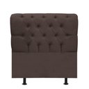 Ver imagem 1 de Cabeceira Estofada Cama Box Solteiro 100cm París Suede Marrom- Mabe Magazine