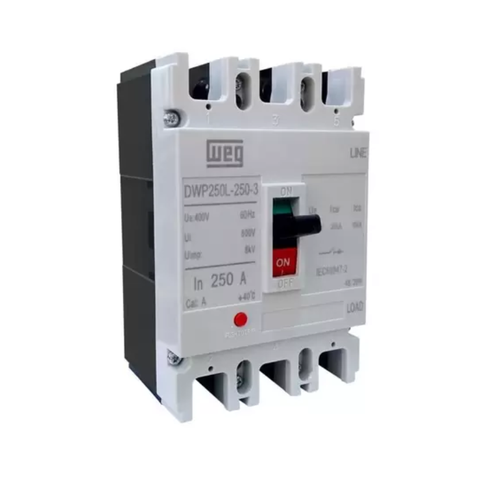 Disjuntor Caixa Moldada Dwp250l-250-3 250a 3p Weg