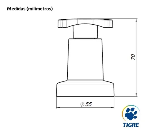Acabamento P Registro Pressão/gaveta Gyro Universal Fabrimar Acabamento Brilhante Cor Prateado - 5