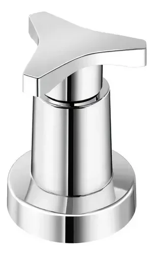 Acabamento P Registro Pressão/gaveta Gyro Universal Fabrimar Acabamento Brilhante Cor Prateado - 1