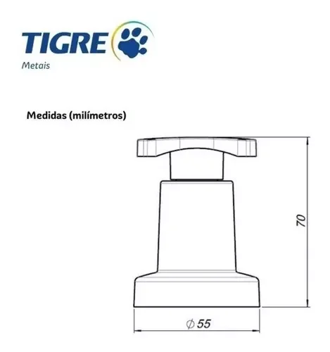 Acabamento P Registro Pressão/gaveta Gyro Universal Fabrimar Acabamento Brilhante Cor Prateado - 4