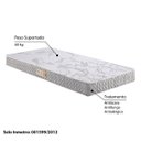 Ver imagem 4 de Colchão Solteiro Ecoflex Espuma D23 Ecoline 78x188x12 - Cinza