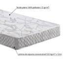 Ver imagem 3 de Colchão Solteiro Ecoflex Espuma D23 Ecoline 78x188x12 - Cinza