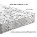 Ver imagem 6 de Colchão Solteiro Ecoflex Espuma D26 Ecoline 78x188x17 - Cinza