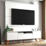 Painel para TV Até 70 Polegadas 180cm Mdf Branco Dallas - On Móveis - 1