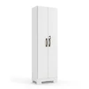 Ver imagem 2 de Armário Multiuso 2 Portas com Chave e Pés Versatile Branco