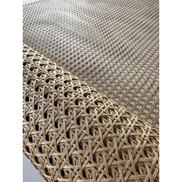Palhinha Indiana Sextavada Natural Tela Rattan Mel 1x0,80m - 1