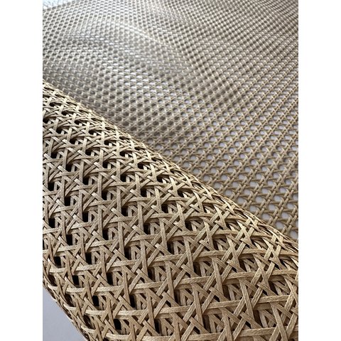 Palhinha Indiana Sextavada Natural Tela Rattan Mel 1x0,80m