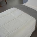 Ver imagem 3 de Coberdrom Dupla Face Valle Solteiro Soft e Sherpa Toque de Lã 1 Peça 100% Poliéster - Cinza