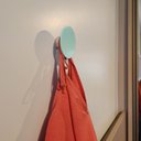 Ver imagem 4 de Gancho Bola de Parede 7cm em Metal - Verde Menta