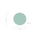 Ver imagem 3 de Gancho Bola de Parede 7cm em Metal - Verde Menta