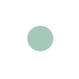 Gancho Bola de Parede 7cm em Metal - Verde Menta