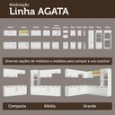 Ver mais imagens de Porta-Geladeira 83 cm 1 Porta Basculante Branco Agata Madesa Branco