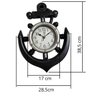 Relogio de Parede Retrô Envelhecido Âncora Rustico Fwb Relógio Ancora, Relógio de Parede Navio, Reló - 2