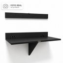Ver imagem 2 de Mesa Suspensa Dobrável Pocket MDF 80cm Preto Open Up!