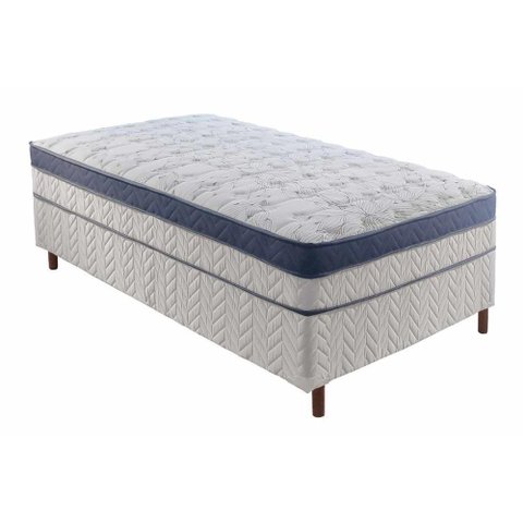 Cama Box Conjugado Solteiro: Colchão Molas Extrapedic Sublime Life Pillow White (88x188x48) Paropas